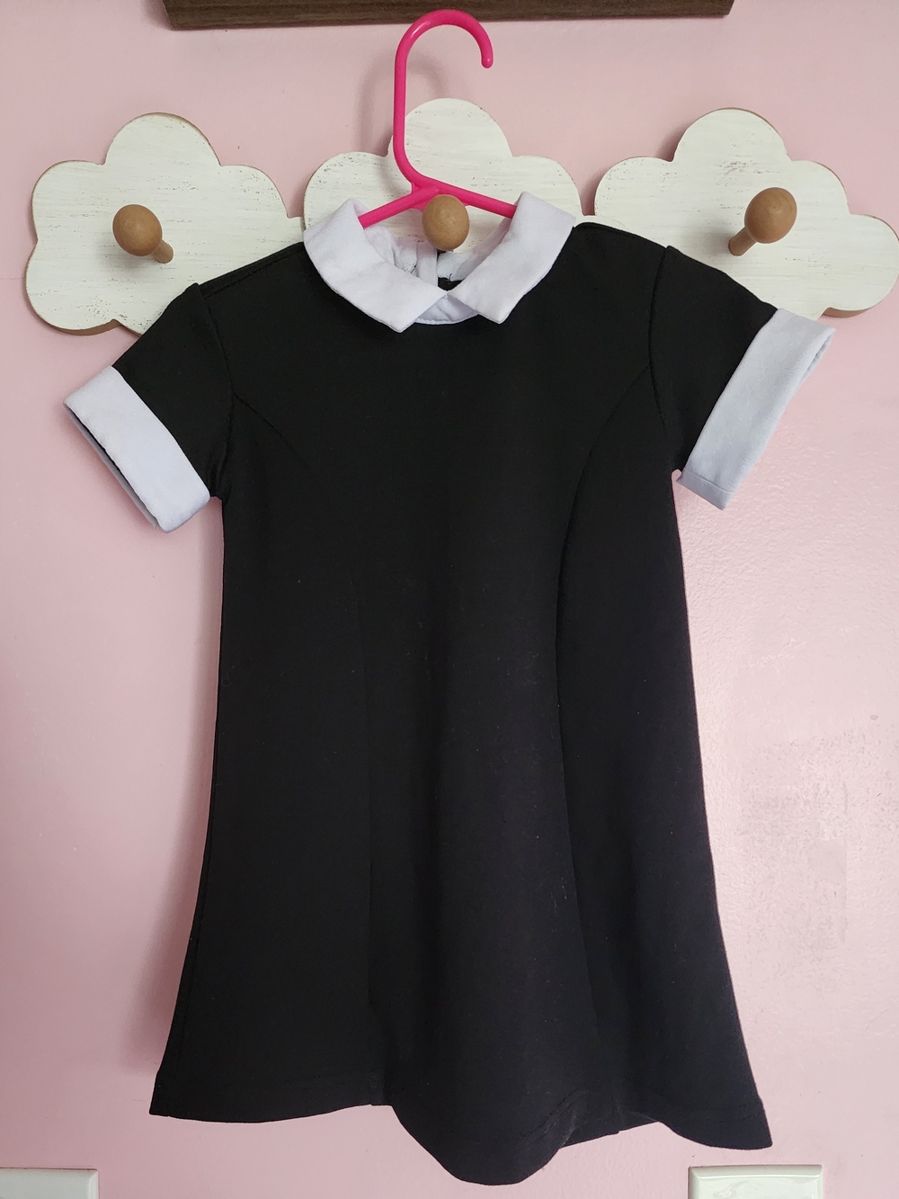 Spirit Halloween Costume Dress Wednesday Adams Sz 2T